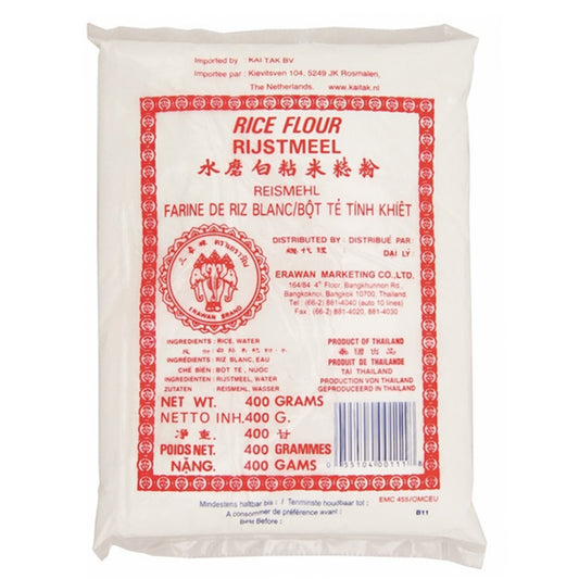 三象 水磨白粘米粉 ERAWAN THAI Rice Flour 400g