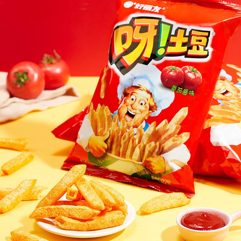 好丽友 呀土豆! 薯條 番茄味 Orion Potato Chips Tomato Flavour 70g