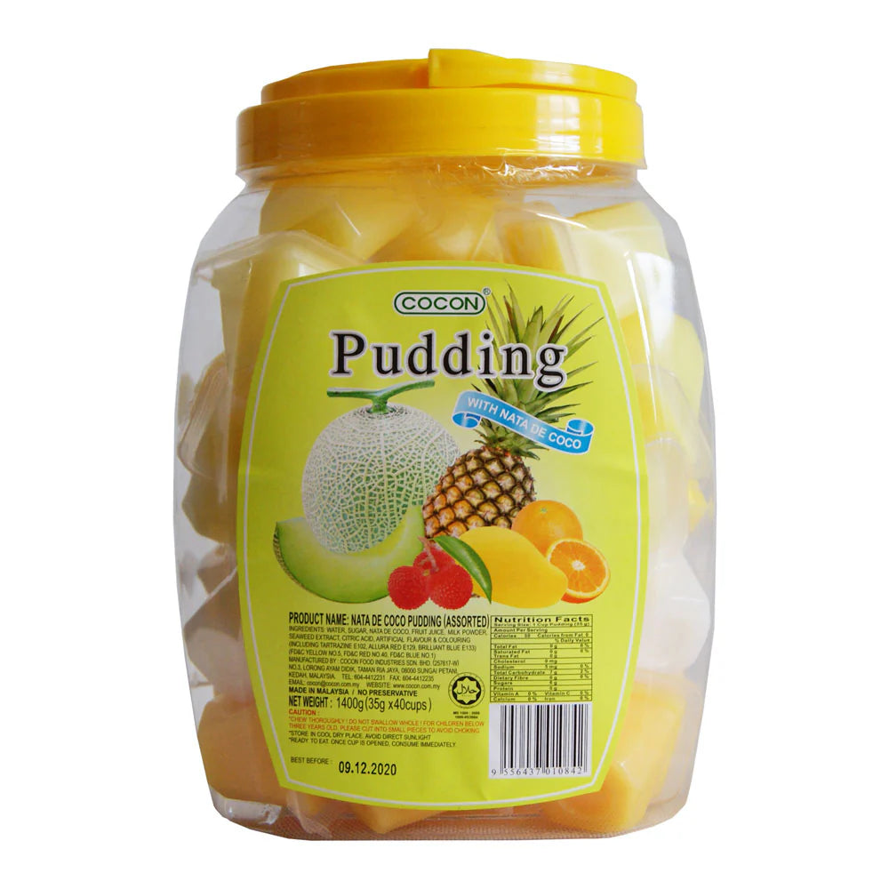 可康 綜合水果椰果果凍 COCON Nata De Coco Pudding 40x35g
