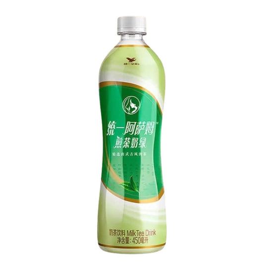 统一阿萨姆奶茶 煎绿奶茶 ASM Sencha Green Milk Tea 450ML