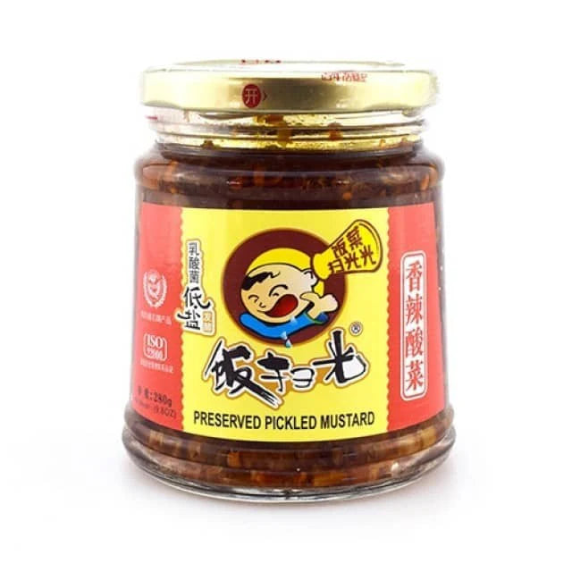 饭扫光 香辣酸菜 Fan Sao Guang Preserved Pickled Mustard 280g