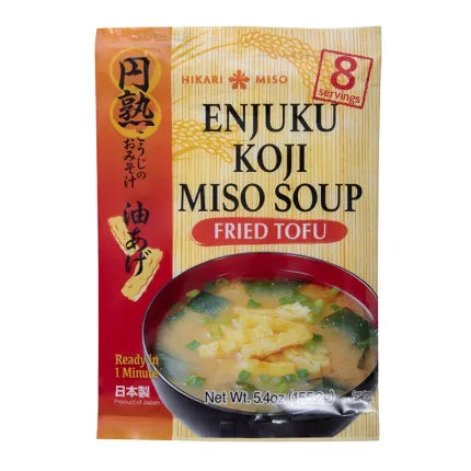 元熟速食味噌湯 炸豆腐 HIKARI Enjuku Koji Miso Soup with Fried Tofu 8 Servings 155.2g