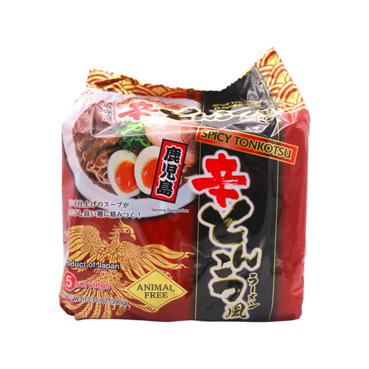 東丸 鹿兒島 辣豚骨拉麵 HIGASHIMARU KAGOSHIMA Spicy Tonkotsu Ramen 5x78g