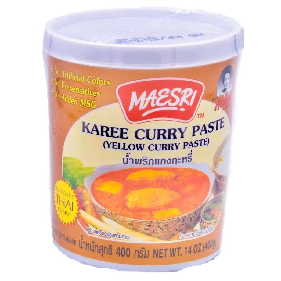 泰佳品 黃咖哩醬 MAESRI Karee Curry Paste (Yellow Curry Paste) 400g