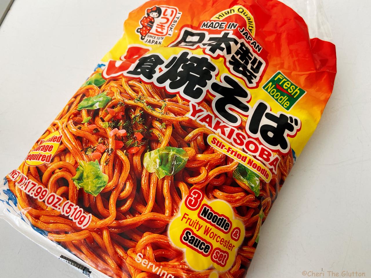 日式炒麵 附調味料 Japanese style Stir Fried Noodle YAKISOBA 510g