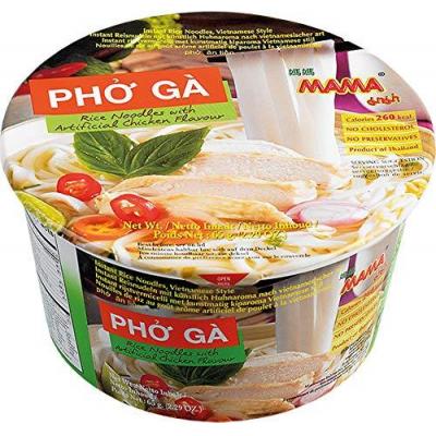 媽媽牌 雞肉碗麵 MAMA Pho Ga Instant Bowl Rice Noodles Chicken Flavour 65g