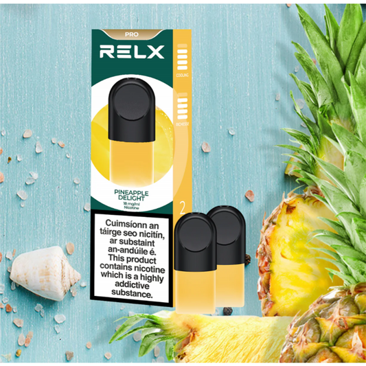 悦刻电子烟 四代烟弹 菠萝棒冰 RELX Infinity Pods PRO-Pineapple Delight(2 Pods)