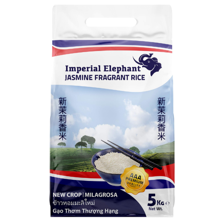 帝象牌香米 Imperial Elephant Jasmine Milagrosa Rice 5KG