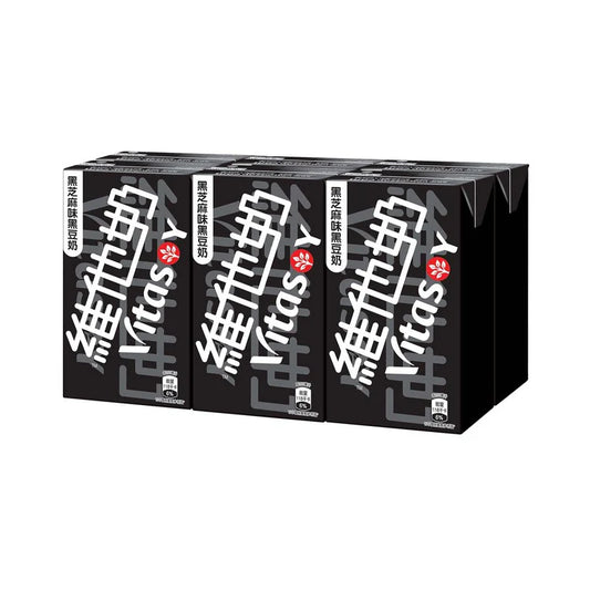 維他 黑豆豆奶 VITA Black Soy Drink 250ml (Pack of 6)