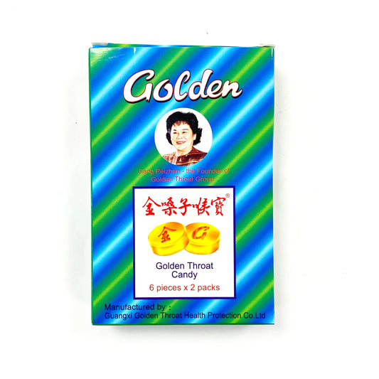 金嗓子 喉寶 Golden Throat Lozenge Candy (2x6pcs)22.8g