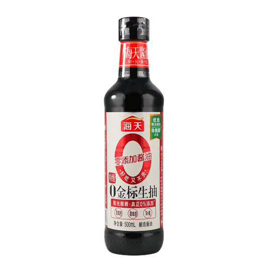 海天 0金標 生抽 HD 0 Golden Label Light Soy Sauce 500ML