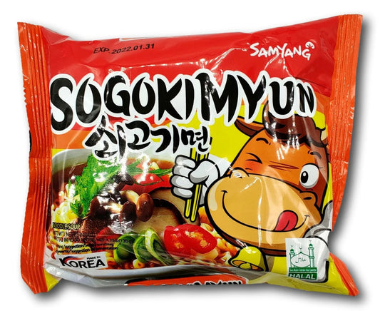 三養 牛肉風味拉麵 SAMYANG Beef Flavour Ramen (Sogokimyun) 120g