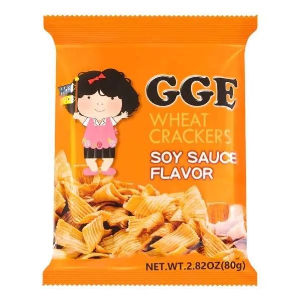 張君雅小妹妹 醬油味 GGE Wheat Crackers Soy Sauce Flavour 80g