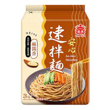 義美 安心速拌麵 麻醬香 3包 I-MEI An-Hsin Noodles Sesame Flavour 3pack 426g