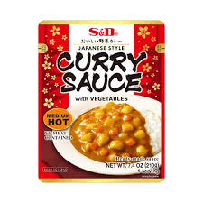 愛思必 蔬菜咖哩調理包 中辣 S&B Curry Sauce with Vegetables Medium Hot 210g