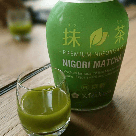 京都抺茶清酒 Sake Nigori Matcha Kizakura 300ML 10%