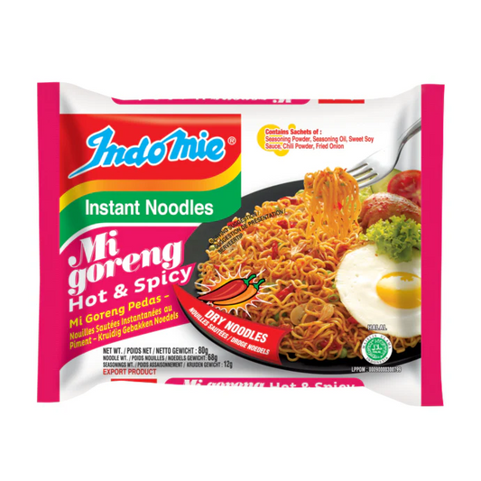 營多撈麵 辣味 INDOMIE Instant Noodles Mi Goreng Hot & Spicy 80g