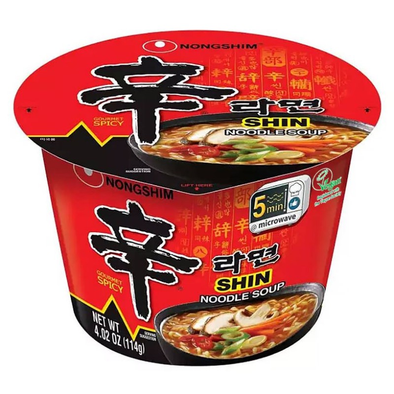 農心 辛拉麵 桶 NONGSHIM SHIN Big Bowl Noodle 114g