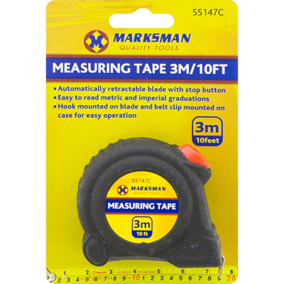 3米 拉尺 MARKSMAN Measure Tape 3 Metres