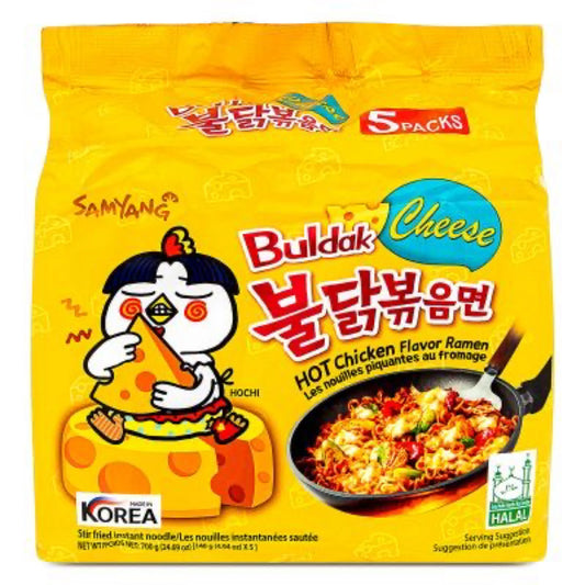 三養 起司辣雞麵 5包 SAMYANG Hot Chicken Flavour Ramen Cheese 5pack 700g