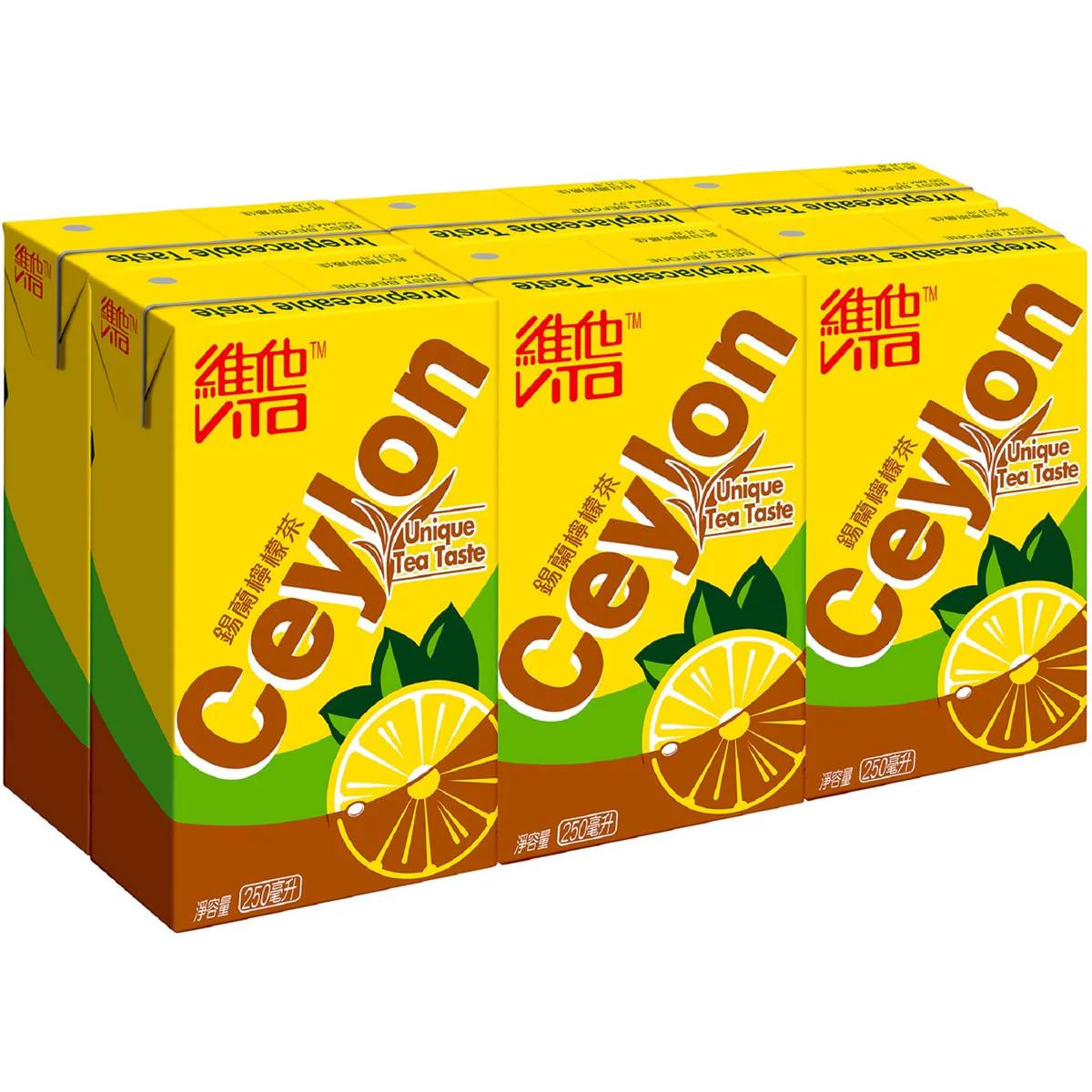 維他 錫蘭檸檬茶6連包 Vita Ceylon Lemon Tea 250ML 6 Pack