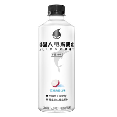 元氣森林外星人電解水 荔枝海鹽口味 GKF Alien Ionized Water Lychee Sea Salt Flavour 500ML